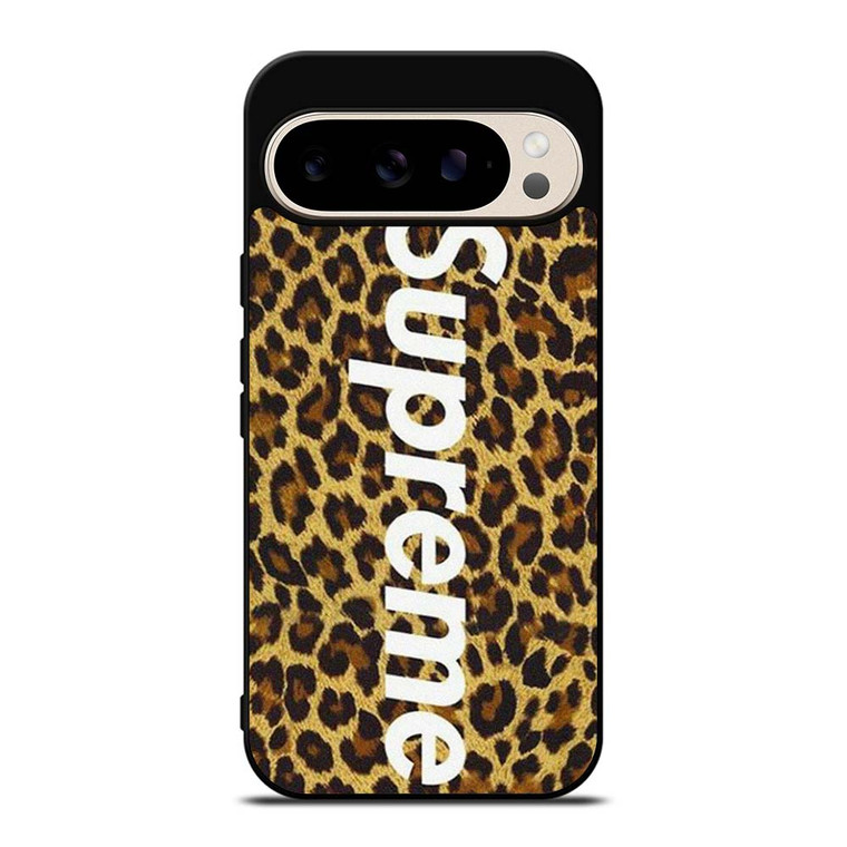 SUPREME LEOPARD SKIN Google Pixel 9 Pro Case Cover