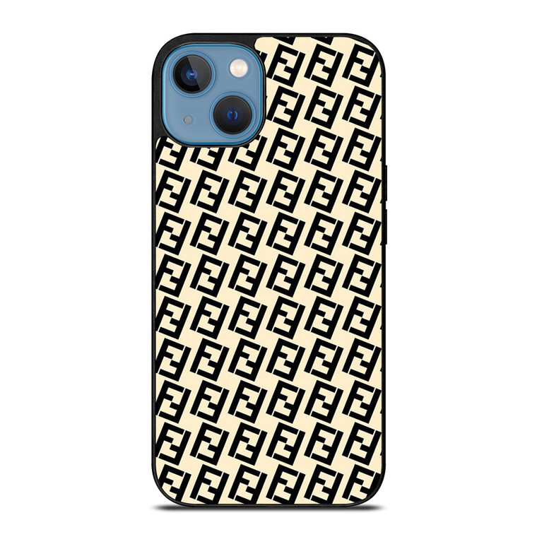 FENDI ROMA PATTERN iPhone 13 Case Cover