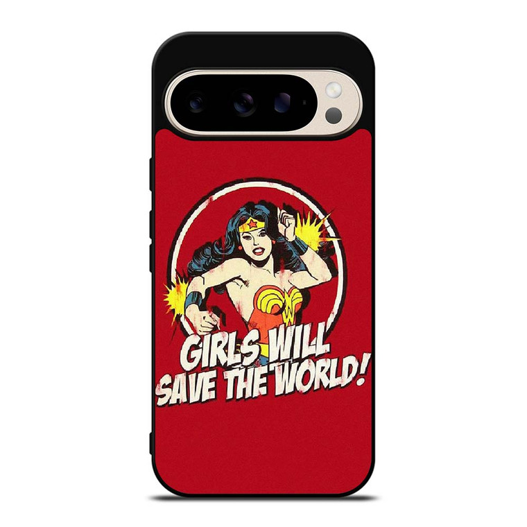 WONDER WOMAN CARTOON BADGE Google Pixel 9 Pro Case Cover