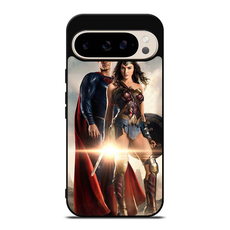 WONDER WOMAN SUPERMAN DC SUPERHERO Google Pixel 9 Pro Case Cover