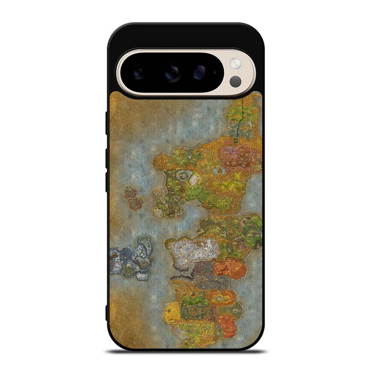 WORLD OF WARCRAFT GAMES MAP Google Pixel 9 Pro Case Cover