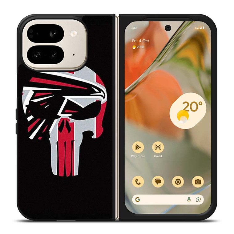 ATLANTA FALCONS FOOTBALL TEAM SKULL Google Pixel 9 Pro Fold Case Cover