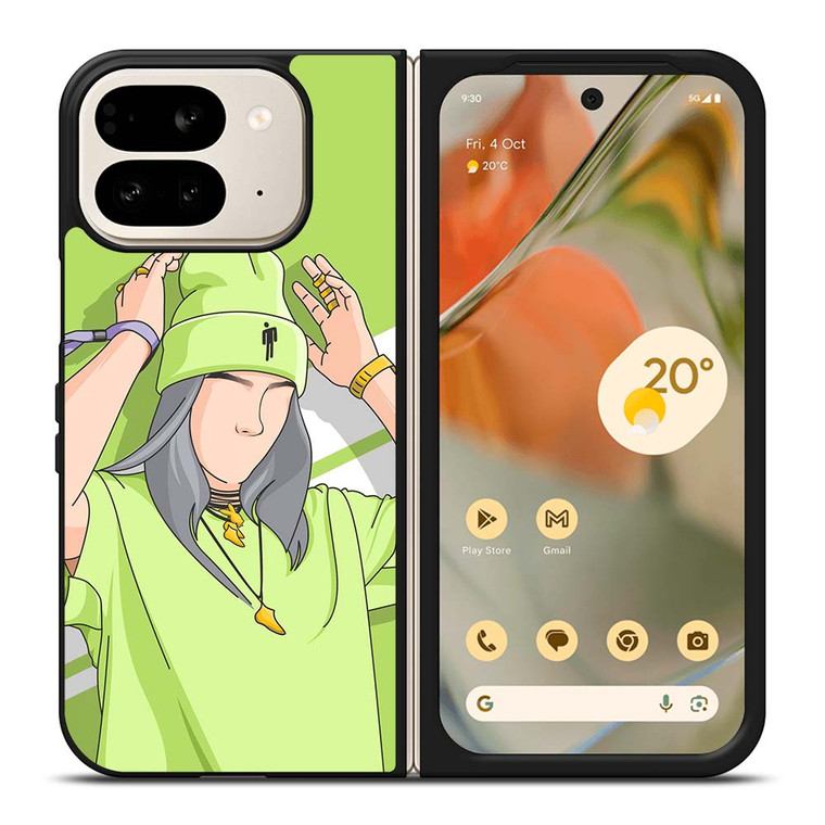 BILLIE EILISH COOL CARTOON Google Pixel 9 Pro Fold Case Cover