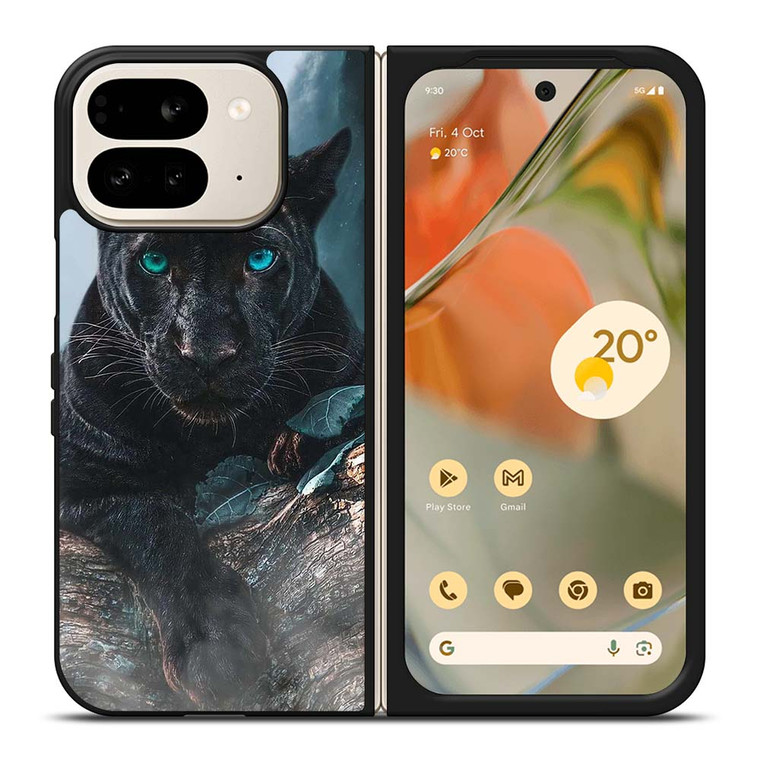 BLACK PANTHER PREDATOR ANIMAL Google Pixel 9 Pro Fold Case Cover BLACK PANTHER PREDATOR ANIMAL Google Pixel 9 Pro Fold Case Cover
