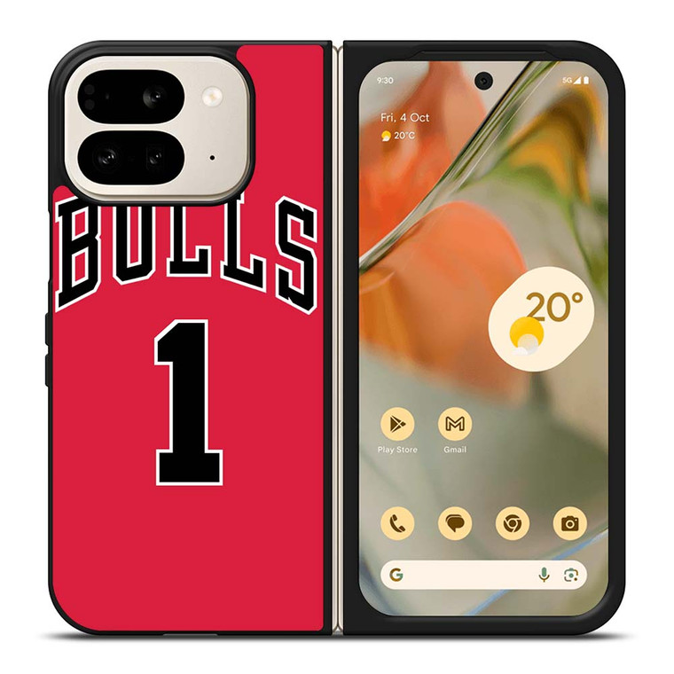 CHICAGO BULLS DERRICK ROSE KIT Google Pixel 9 Pro Fold Case Cover