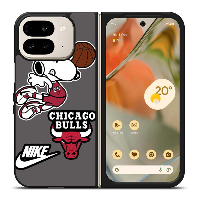 CHICAGO BULLS SNOOPY NIKE Google Pixel 9 Pro Fold Case Cover