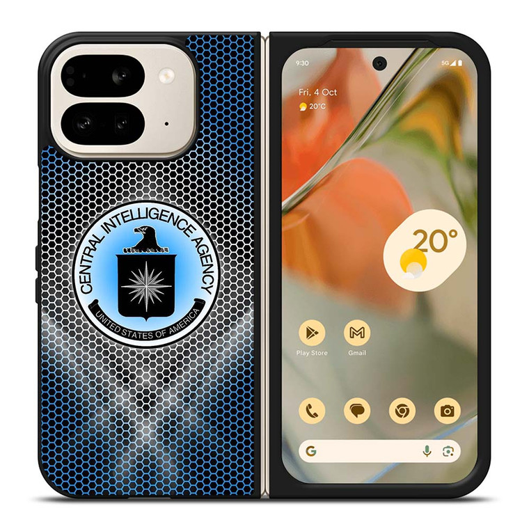 CIA CENTRAL INTELLIGENCE AGENCY CARBON LOGO Google Pixel 9 Pro Fold Case Cover