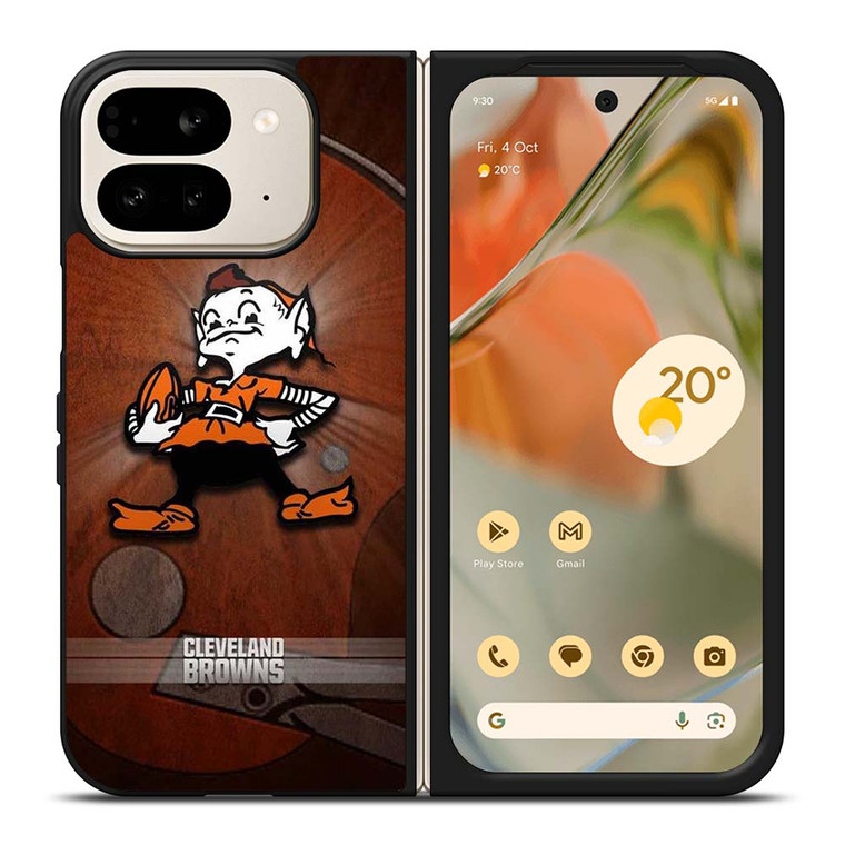 CLEVELAND BROWNS NFL FOOTBALL ICON Google Pixel 9 Pro Fold Case Cover