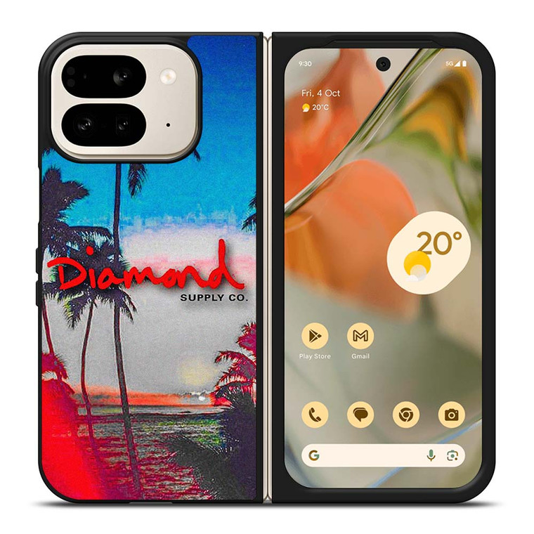 DIAMOND SUPPLY CO SUNSET BEACH Google Pixel 9 Pro Fold Case Cover