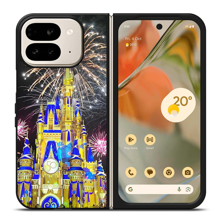 DISNEY CASTLE FIREWORKS Google Pixel 9 Pro Fold Case Cover