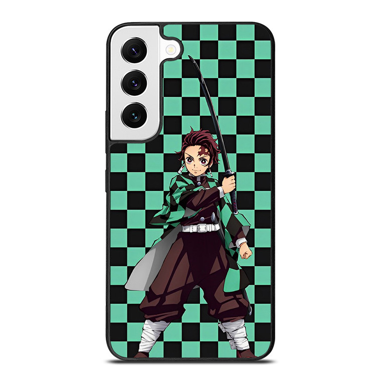 TANJIRO KAMADO DEMON SLAYER PATTERN  Samsung Galaxy S22 Case Cover