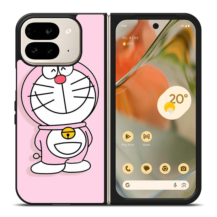 DORAEMON CARTOON PINK Google Pixel 9 Pro Fold Case Cover