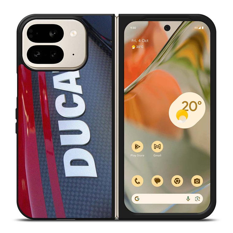 DUCATI CORSE MOTORSPORT CARBON Google Pixel 9 Pro Fold Case Cover