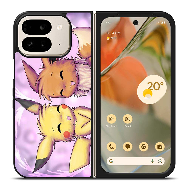 EEVEE PIKACHU POKEMON GAMES Google Pixel 9 Pro Fold Case Cover