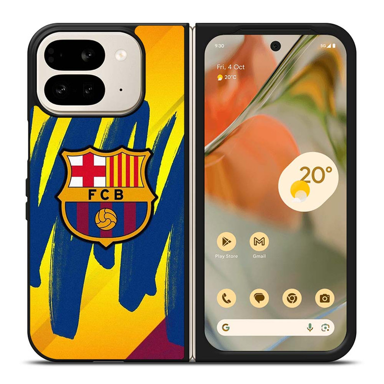 FC BARCELONA BRUSHED LOGO Google Pixel 9 Pro Fold Case Cover