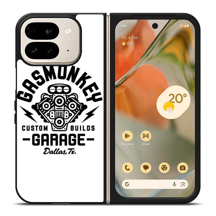 GAS MONKEY GARAGE WHITE LOGO Google Pixel 9 Pro Fold Case Cover