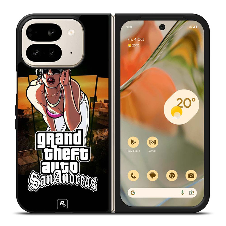 GTA GRAND THEFT AUTO SAN ANDREAS ROCHELLE Google Pixel 9 Pro Fold Case Cover