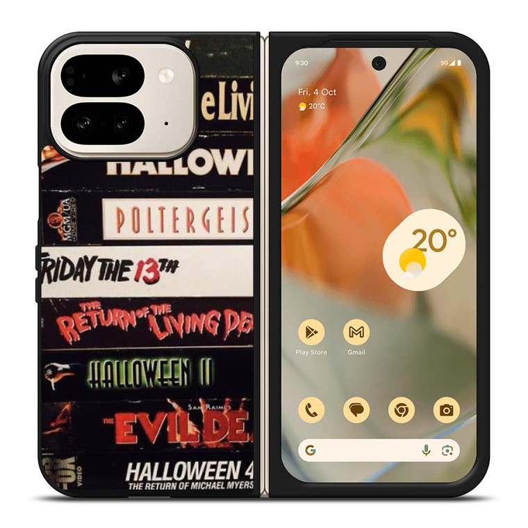 HORROR MOVIES VHS COLLECTION Google Pixel 9 Pro Fold Case Cover