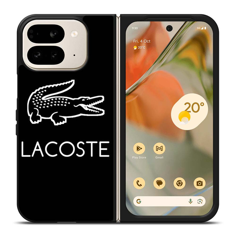 LACOSTE BLACK LINE ART LOGO Google Pixel 9 Pro Fold Case Cover