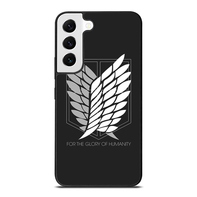 WINGS OF FREEDOM ATTACK ON TITANS HUMANITY SYMBOL  Samsung Galaxy S22 Case Cover