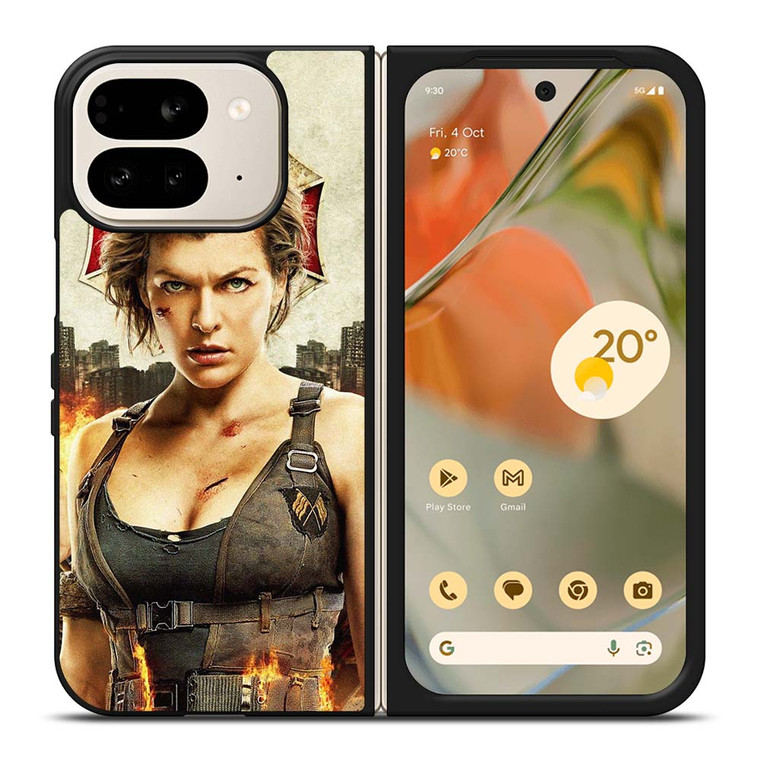 MILLA JOVOVICH RESIDENT EVIL 2 Google Pixel 9 Pro Fold Case Cover