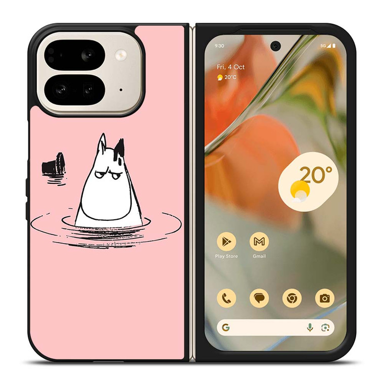 MOOMIN CARTOON PINK Google Pixel 9 Pro Fold Case Cover
