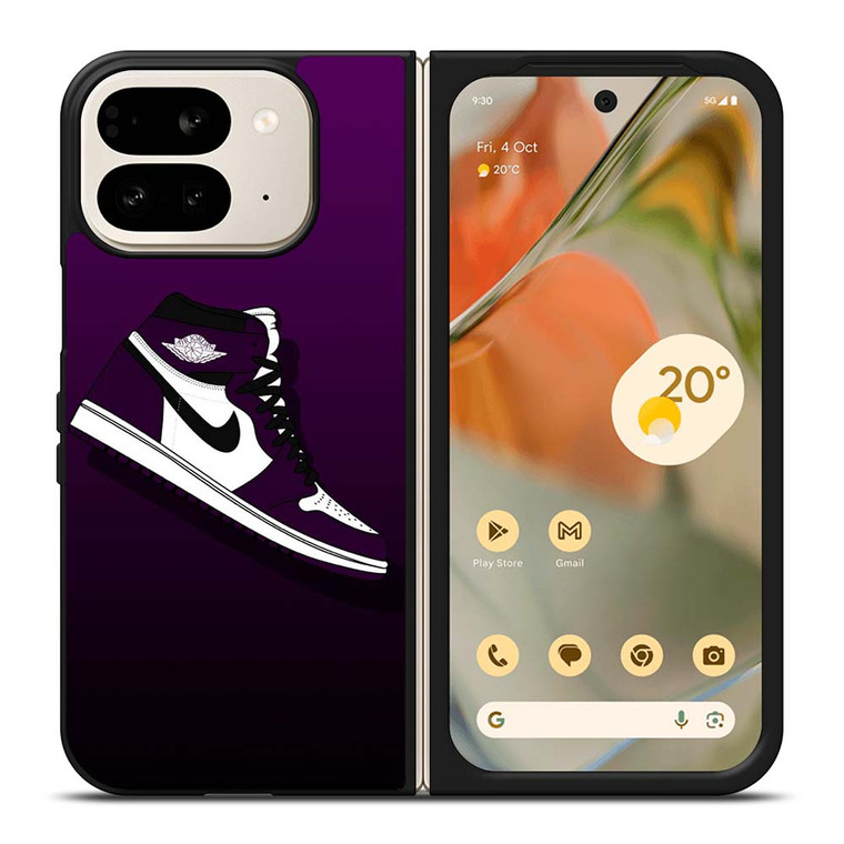 NIKE AIR JORDAN PURPLE LOGO Google Pixel 9 Pro Fold Case Cover