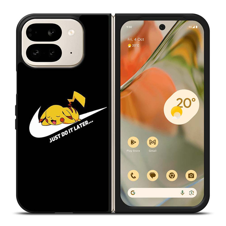 NIKE PIKACHU POKEMON JUST DO IT Google Pixel 9 Pro Fold Case Cover NIKE PIKACHU POKEMON JUST DO IT Google Pixel 9 Pro Fold Case Cover