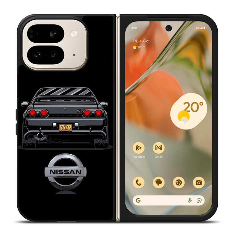 NISSAN GTR VECTOR EMBLEM Google Pixel 9 Pro Fold Case Cover NISSAN GTR VECTOR EMBLEM Google Pixel 9 Pro Fold Case Cover