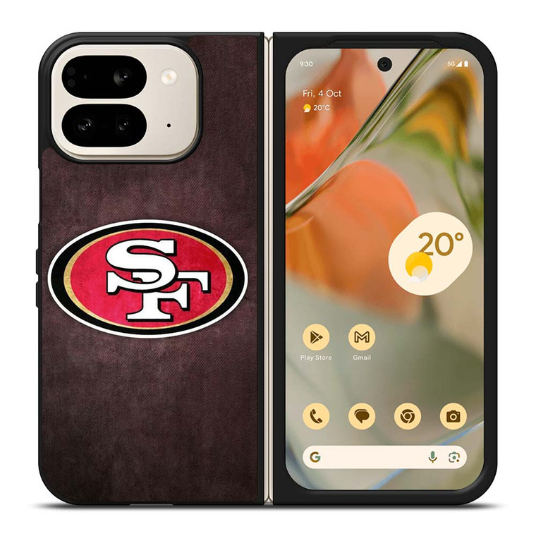 SAN FRANCISCO 49ERS GRUNGE EMBLEM Google Pixel 9 Pro Fold Case Cover