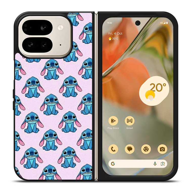 STITCH CARTOON PINK PATTERN Google Pixel 9 Pro Fold Case Cover
