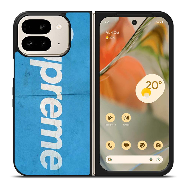 SUPREME BLUE LOGO Google Pixel 9 Pro Fold Case Cover