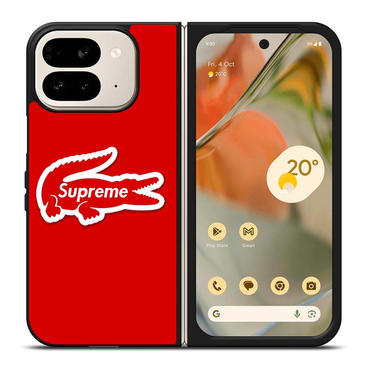 SUPREME LACOSTE COOL Google Pixel 9 Pro Fold Case Cover