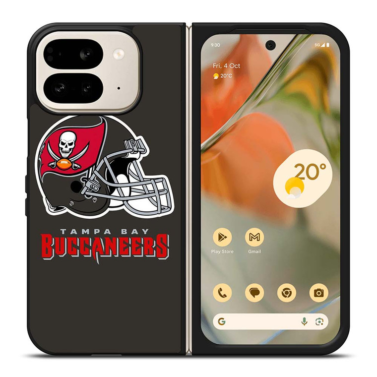 TAMPA BAY BUCCANEERS NFL HELMET Google Pixel 9 Pro Fold Case Cover