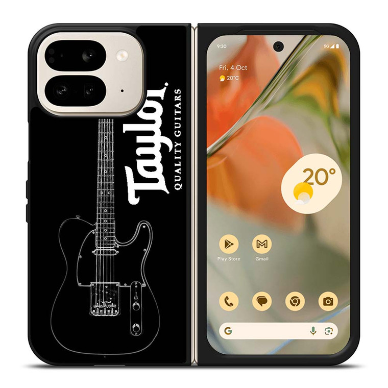 TAYLOR GUITARS BLACK LOGO Google Pixel 9 Pro Fold Case Cover