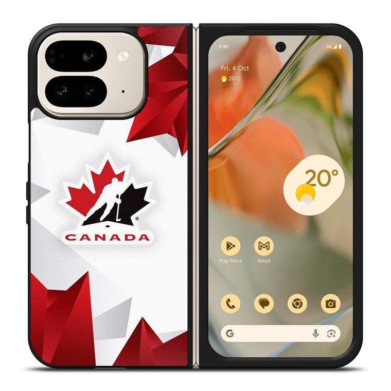 TEAM HOCKEY CANADA SYMBOL Google Pixel 9 Pro Fold Case Cover