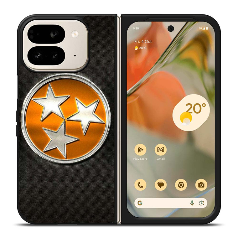 TENNESSEE VOLUNTEERS EMBLEM METAL Google Pixel 9 Pro Fold Case Cover