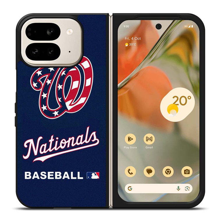 WASHINGTON NATIONALS BASEBALL MLB SYMBOL Google Pixel 9 Pro Fold Case Cover