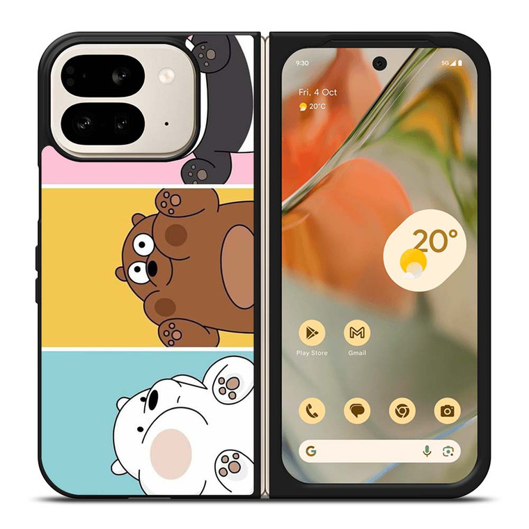 WE BARE BEARS CUTE COLLAGE Google Pixel 9 Pro Fold Case Cover