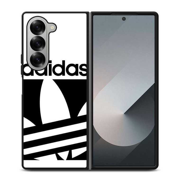 ADIDAS LOGO WHITE Samsung Galaxy Z Fold 6 Case Cover