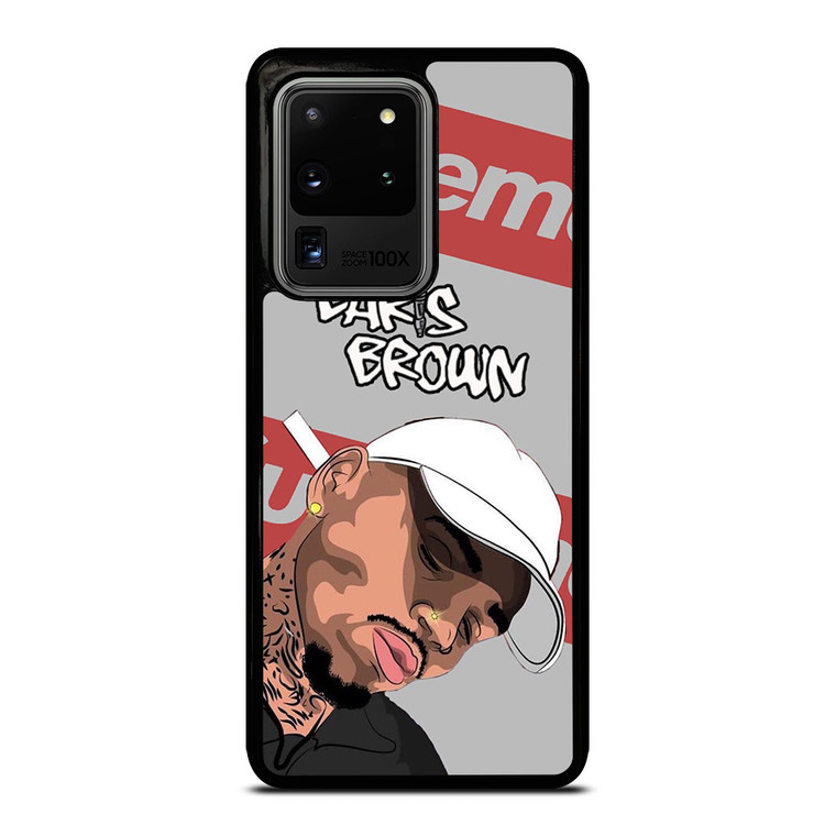 CHRIS BROWN CARTOON SUPREME  Samsung Galaxy S20 Ultra Case Cover