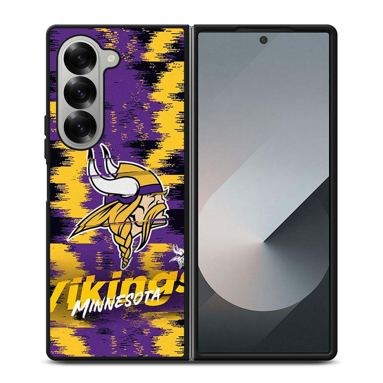 MINNESOTA VIKINGS ABSTRACT LOGO Samsung Galaxy Z Fold 6 Case Cover