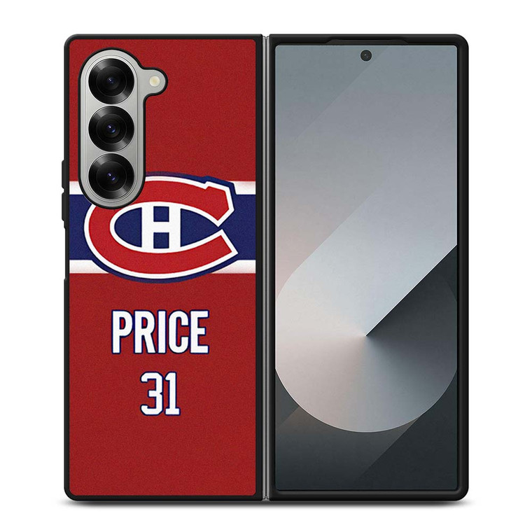 MONETREAL CANADIENS CAREY PRICE NHL KIT Samsung Galaxy Z Fold 6 Case Cover