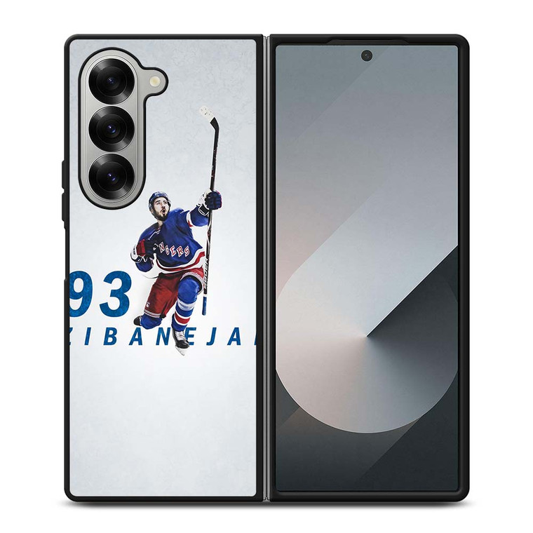 NEW YORK RANGERS MIKA ZIBANEJAD HOCKEY Samsung Galaxy Z Fold 6 Case Cover