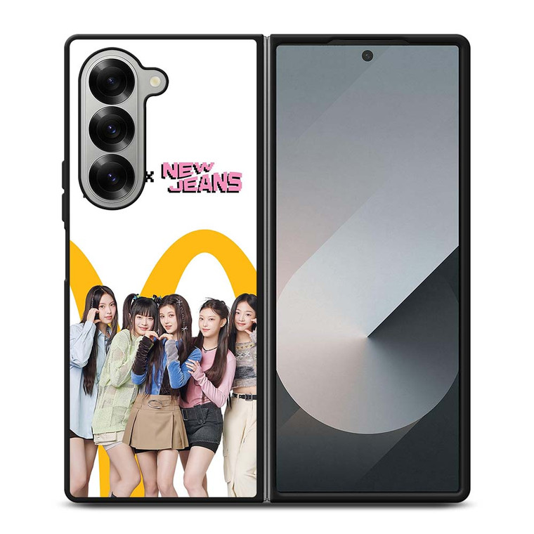 NEWJEANS X MCDONALDS KPOP Samsung Galaxy Z Fold 6 Case Cover