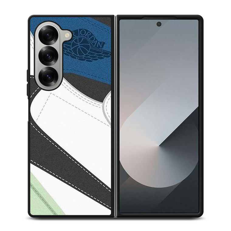 NIKE AIR JORDAN 1 HIGH BLUE Samsung Galaxy Z Fold 6 Case Cover