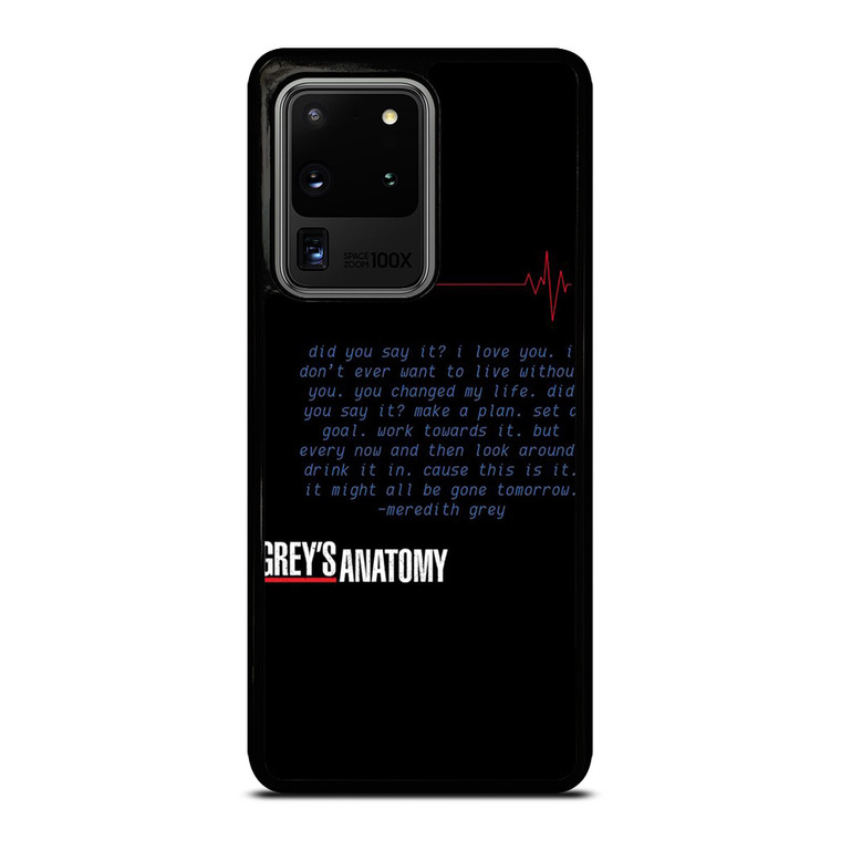 GREYS ANATOMY ICONIC LINES  Samsung Galaxy S20 Ultra Case Cover