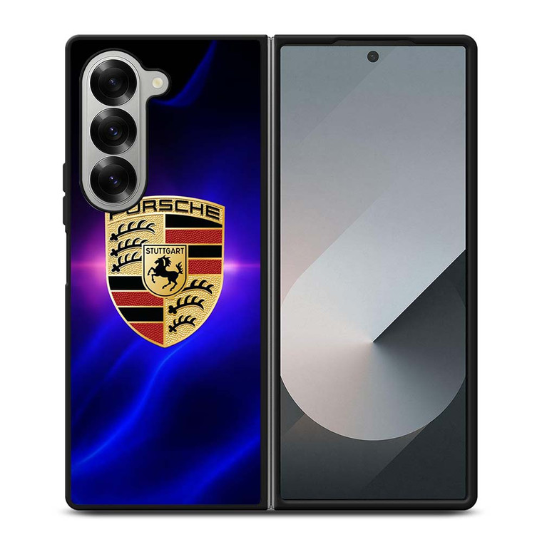PORSCHE GRADIENT EMBLEM Samsung Galaxy Z Fold 6 Case Cover