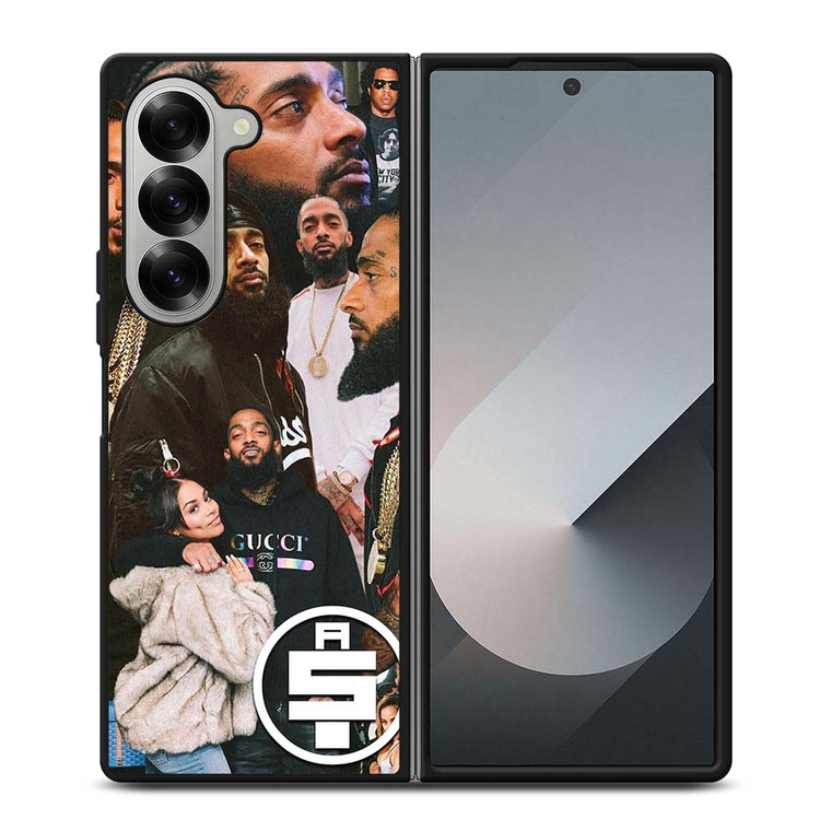 RAPPER NIPSEY HUSSLE COLLAGE Samsung Galaxy Z Fold 6 Case Cover