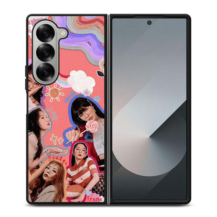 RED VELVET CUTE COLLAGE Samsung Galaxy Z Fold 6 Case Cover